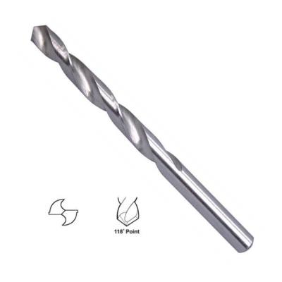 China 1-13mm DIN338 Straight Shank HSS Drill Bits Bright Finished Polished For Aluminium / Plastic for sale