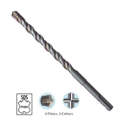 China Sandblasted SDS MAX Hammer Drill Bit for Concrete Cross Tipped for sale