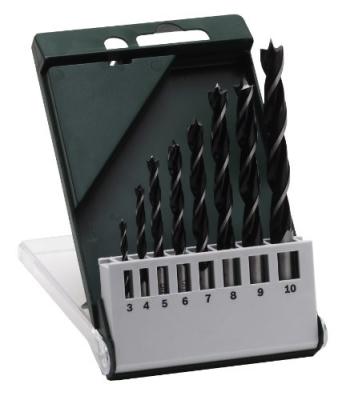 China 8pc Brad Point Wood Drill Bits Set Quick Change For Drilling Hole On Wood for sale