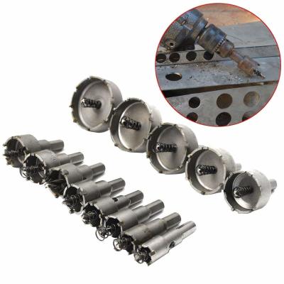 China 13pcs Tungsten Carbide Tip TCT Hole Saw Cutter For Stainless Steel Plate for sale