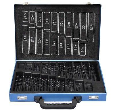 China Multipurpose 170pcs High Speed Drill Bits Kit For Metal Steel Drilling Holes for sale