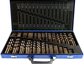 China High Speed Steel Drill Bit Kit In Steel Index 230 Pcs With Titanium Coated for sale