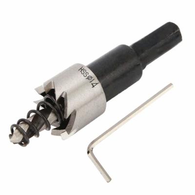 China HSS 14mm Hole Saw Arbors Drill Bit , High Speed Steel Hole Saw Cutter Tool for sale