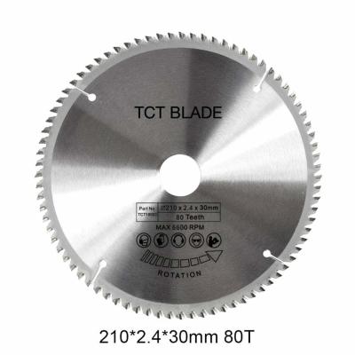 China 6600RPM	TCT Circular Saw Blade 80T , Multi Functions Rotation Cutting Tools for sale