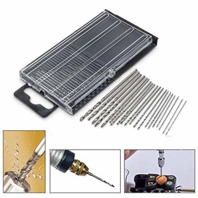 China High Speed Steel Mini HSS Drill Bits Micro Twist Set With Case Repair Parts for sale