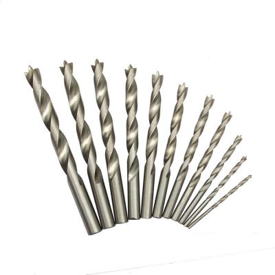 China DIN338 Fully Ground Hss Wood Drill Bits For Woodworking Bright Finished for sale