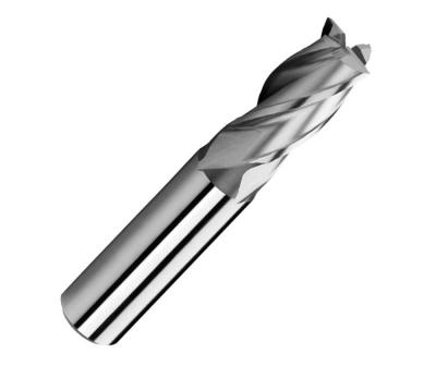 China Brocas del HSS de las flautas DIN844 4 para moler de aluminio del acero inoxidable del metal en venta