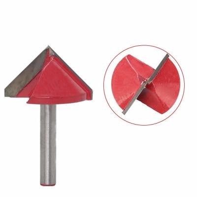 China Sharp Cutting Edge Woodworking Router Bits V Groove Carbide Tipped Tools for sale
