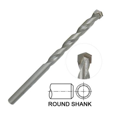 China Round Shank Masonry Drill Bit Milled / Rolled For Concrete Tile Masonry Metal for sale