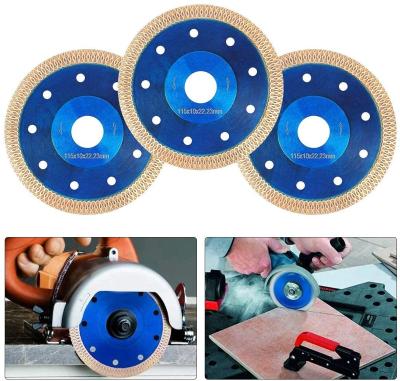 China 4.5 Inch Diamond Saw Blade Porcelain Cutting Disc Wheel For Wet Cutting for sale