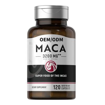 China Men Health Ultimate Organic Black Maca Capsules Supplement Custom Flavor for sale