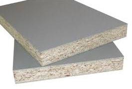 China Best price E0 / E1 / E2 glue melamine chipboard for sale
