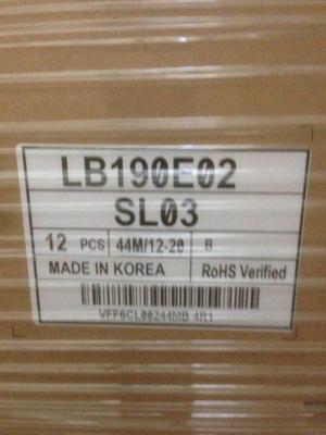 China High quality 19 Inch 330 nits 1280*1024 LCD Square Panel for LB190E02-SL03 for sale
