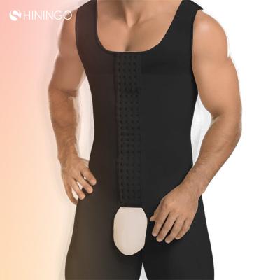 China Hot Selling Men's Body Shapewear High Waist QUICK DRY Compressionl Shapewear Seamless Mens Corset Diet Shapewear for sale