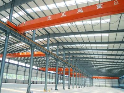China Taller industrial constructivo de acero estructural prefabricado Warehouse en venta