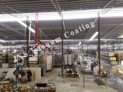 China Máquina modificada para requisitos particulares de la vacuometalización del tamaño PVD de la cámara para la baldosa cerámica y el acero inoxidable en venta