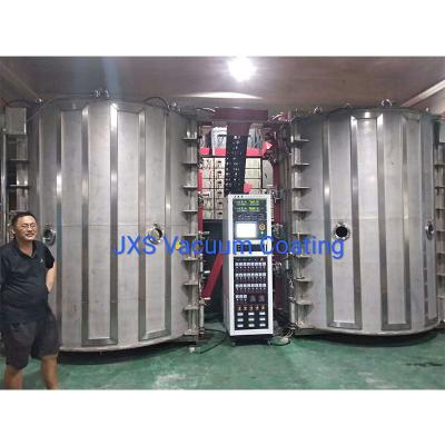 China High Efficiency Stainless Steel Exhaust Pipe Golden Rainbow Color PVD Vacuum Coating Equipment In Foshan JXS for sale