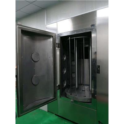 China Máquina de revestimento decorativa de vidro do vácuo do encaixe PVD dos produtos vidreiros a rendimento elevado de Foshan à venda