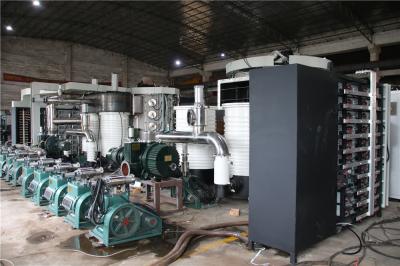 China Máquina de capa de acero inoxidable del nitruro del titanio de los cubiertos PVD en venta