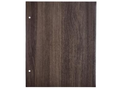 China Dark Brown Matte PVC Self Adhesive Furniture Foil With Wood Effect for sale