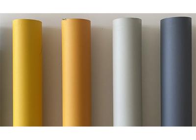 中国 Yellow Solid Color PVC Foil 0.05mm-0.50mm For Furniture Covering 販売のため