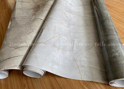 China High Gloss Marble Effect PVC Decorative Film ROHS Certified Manufacturing for sale