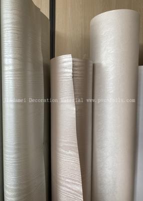China Weiße Holzveredelung PVC-Dekorationsfolie für Membrantüren zu verkaufen