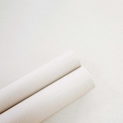 China Rollo de papel de membrana de PVC en relieve de tejido para puertas de MDF, prensado de membrana en venta