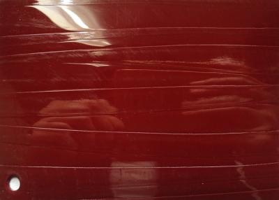 China Folha gravada vermelha da membrana do PVC 3D para a decoração interior da mobília à venda