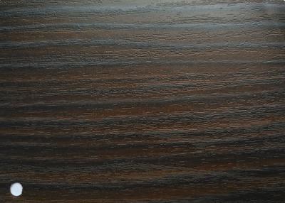 Κίνα Αυτοκόλλητη ξύλινη επίδραση 0.25mm μεταλλινών πορτών PVC φύλλων αλουμινίου επίπλων προς πώληση