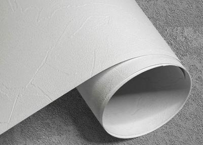 Chine Aluminium auto-adhésif de relief de PVC pour la matte blanche pressée par membrane de meubles à vendre