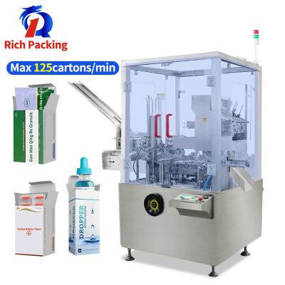 China Automatic Cartoning Machine Vertical Bottle Tube Box Packing Cartoner for sale