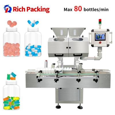 China 80 Bottles / Min 16 Channels Pills Capsules Automatic Counting Machine for sale