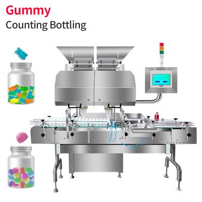 China RQ-16H Gummy Counting Machine High Speed Automatic Pectin Oiled Candy Bottling for sale