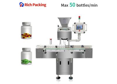 China Max 50 Bottles / Min Automatic Capsule Counting Machine With 0.6 Kw Power Consumption for sale