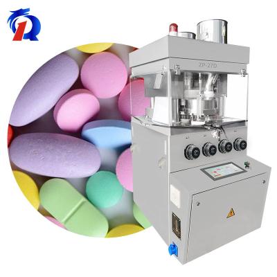 China Zp 27D 120kn 25mm Tablet Double Rotary Tablet Pressing Machine With Deduster for sale