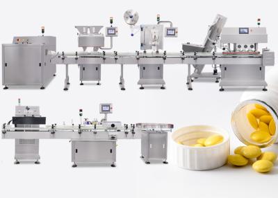 China 24 cápsulas automáticas completas da tabuleta da pista que contam a linha de produção de engarrafamento da máquina da embalagem à venda