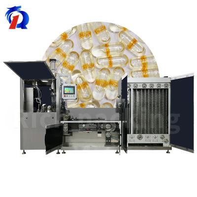 China Fully Automatic Liquid Hard Gelatin Capsule Filling Encapsulation Machine Line for sale