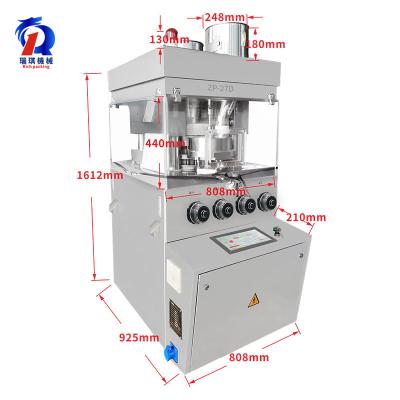 China Durchmesser-Tablet-doppelte Drehtablet-Presse-Maschine Zp27D 120kn 25mm zu verkaufen