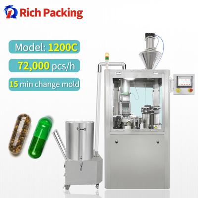 China Fully Automatic Capsule Filler Filling Machine Njp-1200C Three - Year Warranty for sale