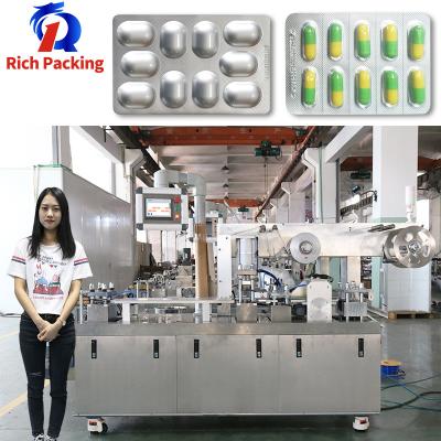 China Medizinisches Tablet-Pillen-Hartkapsel-weiche Kapsel Blasen-Verpackungsmaschine Pharma zu verkaufen