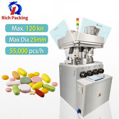China Pill Tablet Press Machine High Speed Pharmaceutical Pills Maker Powder 55000 PCS/H for sale