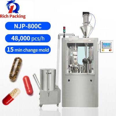China NJP800 auto capsule filling machine 000 capsule manufacturing machine for sale
