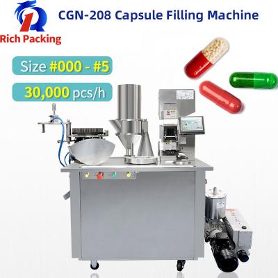China Semi Automatic Hard Gelatin Gel Capsule Filling Machine With High Efficiency for sale