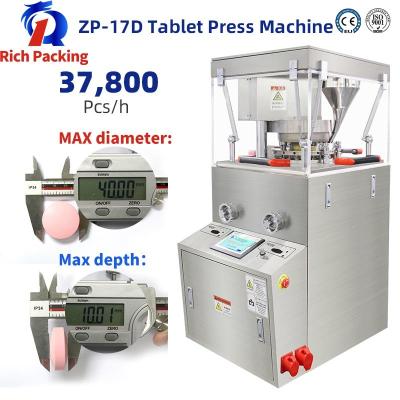 China Pill Press Tablet Press Machine For Powder Zp17d Rotary Lab for sale