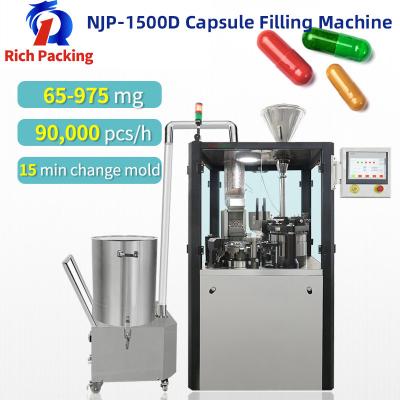 China Gelatin Powder Automatic Capsule Filling Machine Filling Machinery Pharma for sale