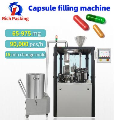 China Máquina de enchimento automática da cápsula para o pó que enche a máquina transparente da cápsula à venda