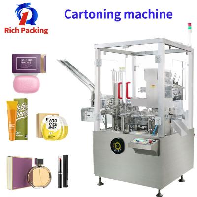China automatische Kartonierungsmaschine 220/380V 50Hz für Abschminktuch-Papierkasten zu verkaufen