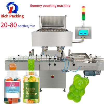 China Gummy Bear Counting Machine Soft Candy Sweets Counter Auto High Speed for sale