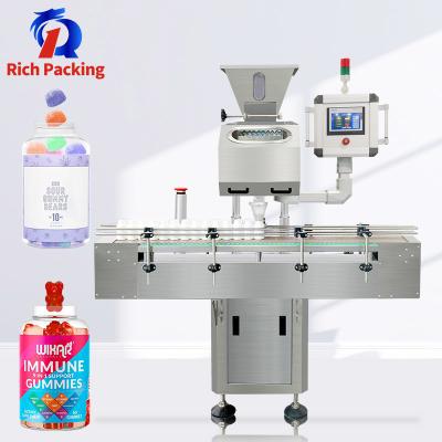 China 8 Channel Automatic Counting Machine Vibration Count Gummy Bear for sale